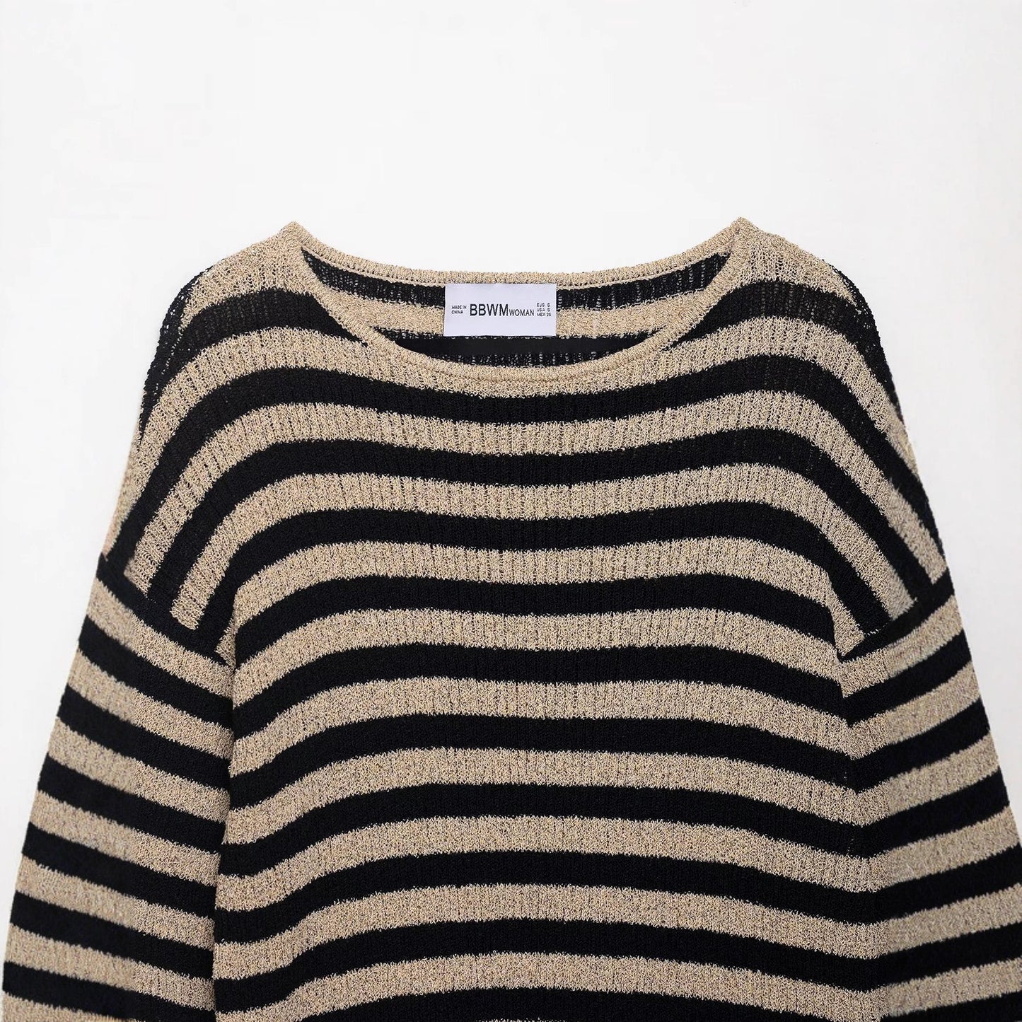 Pull en tricot pour femmes avec un motif rayé élégant et un matériau doux Chic und Stil