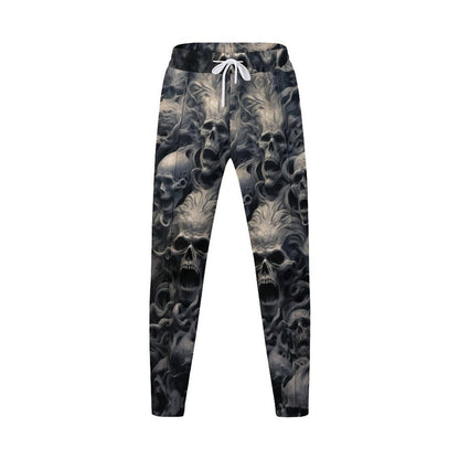 Casual denim pants for men with skull pattern Chic and Style