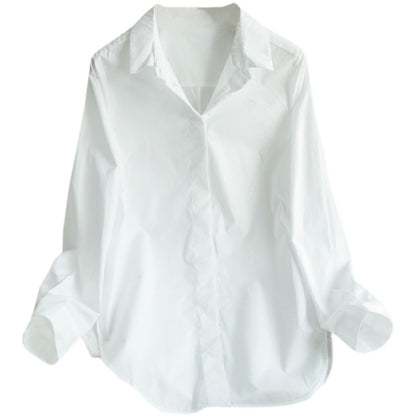 Chemise classique pour femme à manches longues à boutons Chic und Stil
