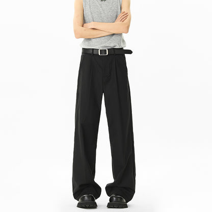 High-waisted wide-leg pants for women with side zipper and trendy cut Chic und Stil