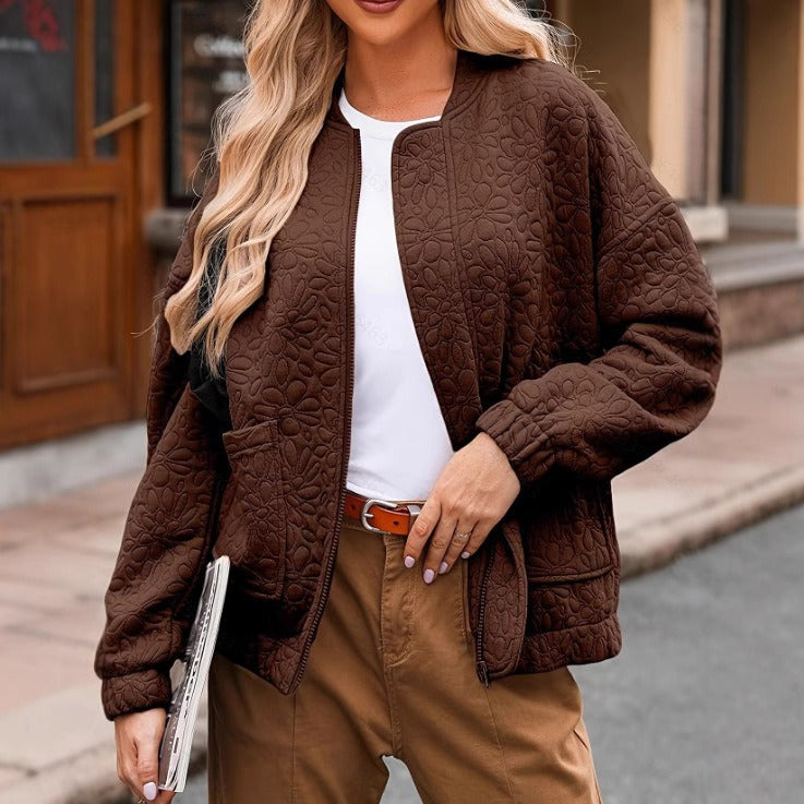 Dame veste oversize matelassée Chic und Stil