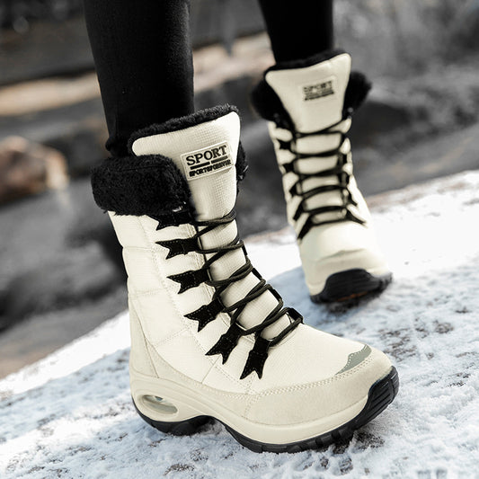 Bottes d'hiver thermiques pour femmes avec semelle antidérapante et doublure isolante Chic und Stil