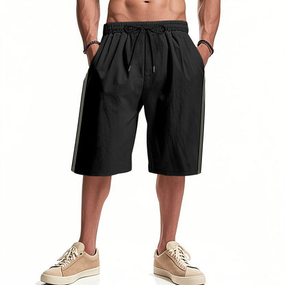 Shorts bermuda sportives pour hommes avec taille élastique et poches latérales Chic und Stil