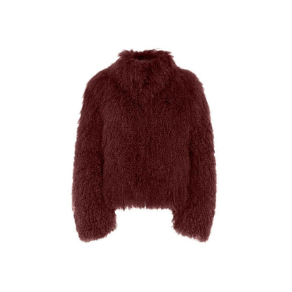 Dames Cardigan en peluche avec des manches volumineuses Chic und Stil