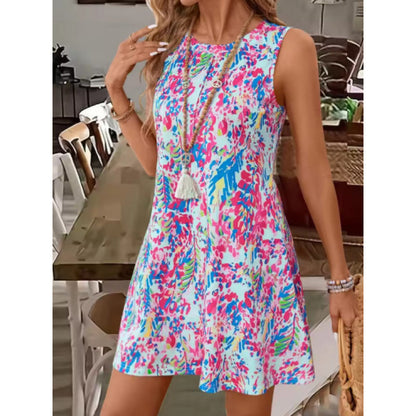 Robe shift sans manches décontractée pour femmes Chic und Stil