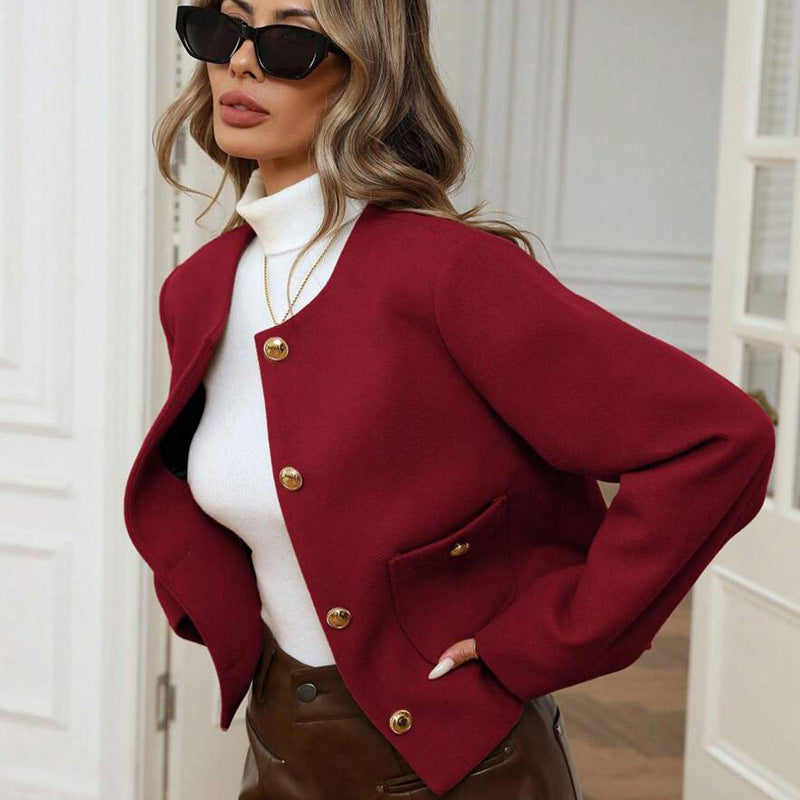 Dames élégante et chaude veste blazer Chic und Stil
