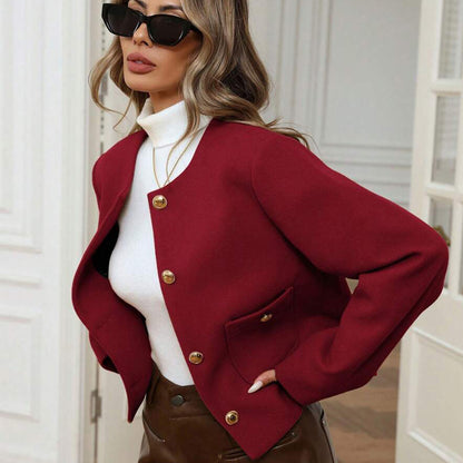 Dames élégante et chaude veste blazer Chic und Stil