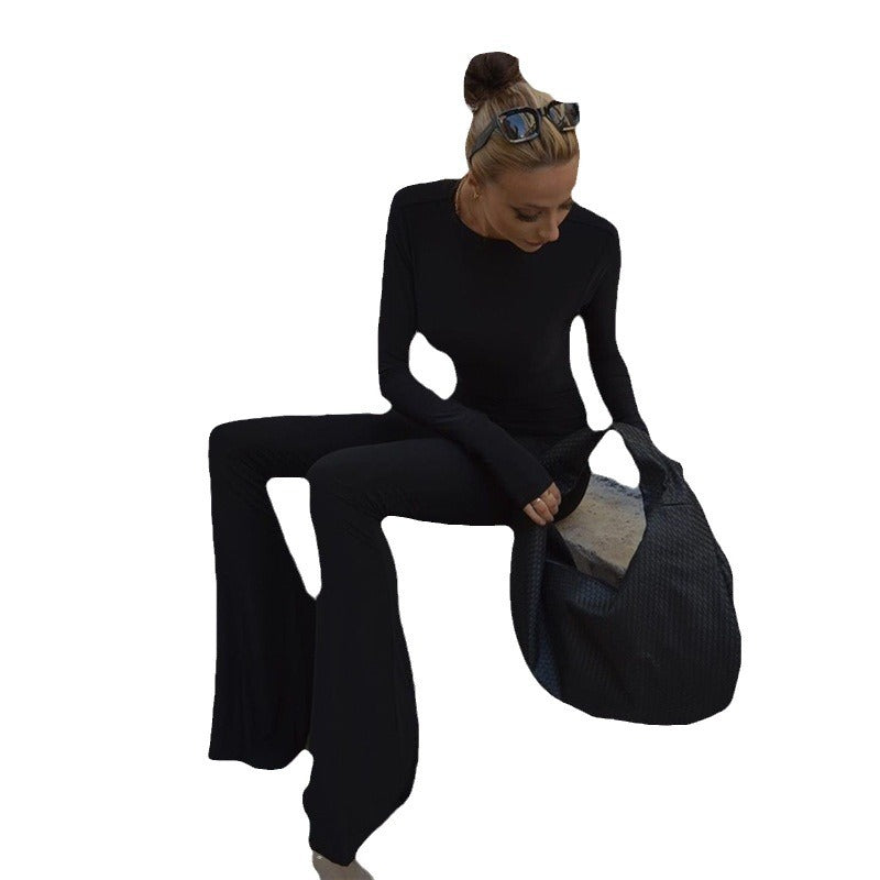 Flared pants for women Backless jumpsuit Chic and Style