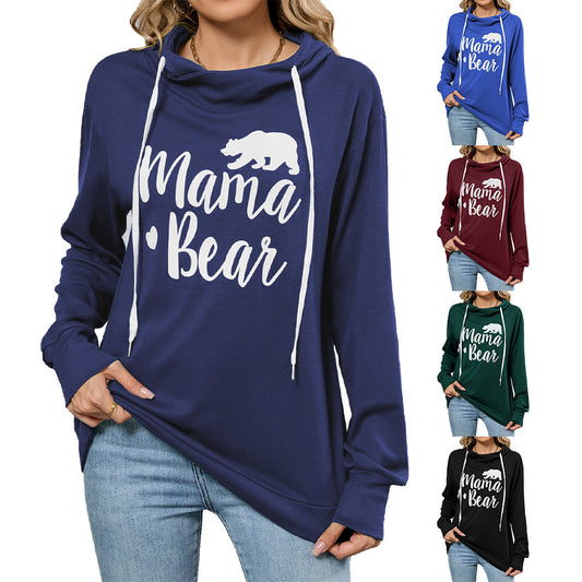 Pull à capuche décontracté pour femmes avec design estampillé Chic und Stil