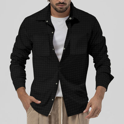 Chemise à carreaux décontractée pour hommes avec deux poches poitrine et coupe moderne Chic und Stil