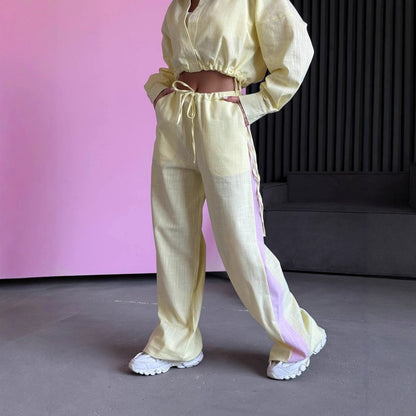 Dames Chemisier court décontracté Chic und Stil