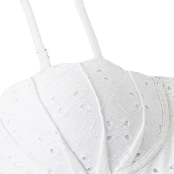 Dames Robe Mini Romantique Brodée Chic und Stil