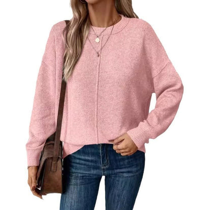 Femme Pull oversized confortable et stylé à manches longues Chic und Stil