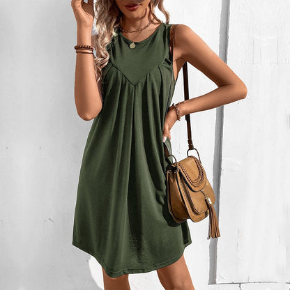 Robe d'été fluide à ligne A pour femmes Chic und Stil