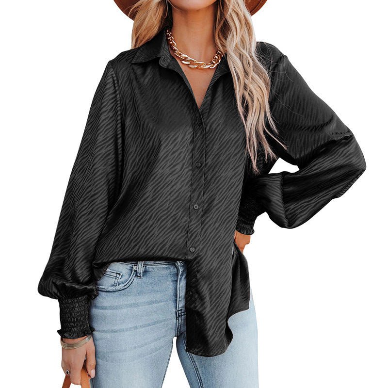 Blouse élégante pour femmes avec fronces et coupe décontractée Chic und Stil