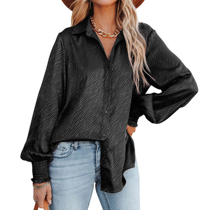 Blouse élégante pour femmes avec fronces et coupe décontractée Chic und Stil