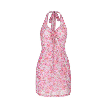 Robe Mini Florale Chic und Stil pour Femmes