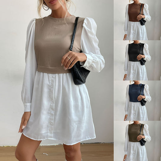 Robe ombragée à la mode pour femmes Chic und Stil