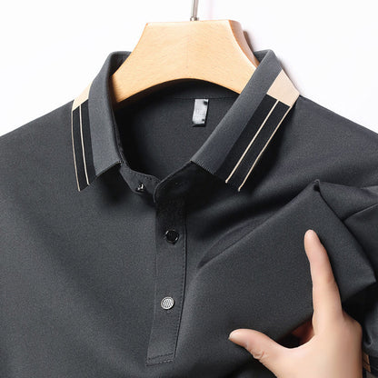 Chemise polo élégante pour homme avec col moderne et accents élégants Chic und Stil