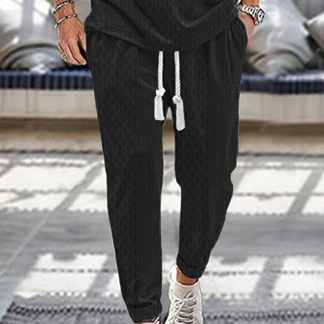 Casual sports pants for men with elastic waist and side pockets Chic und Stil