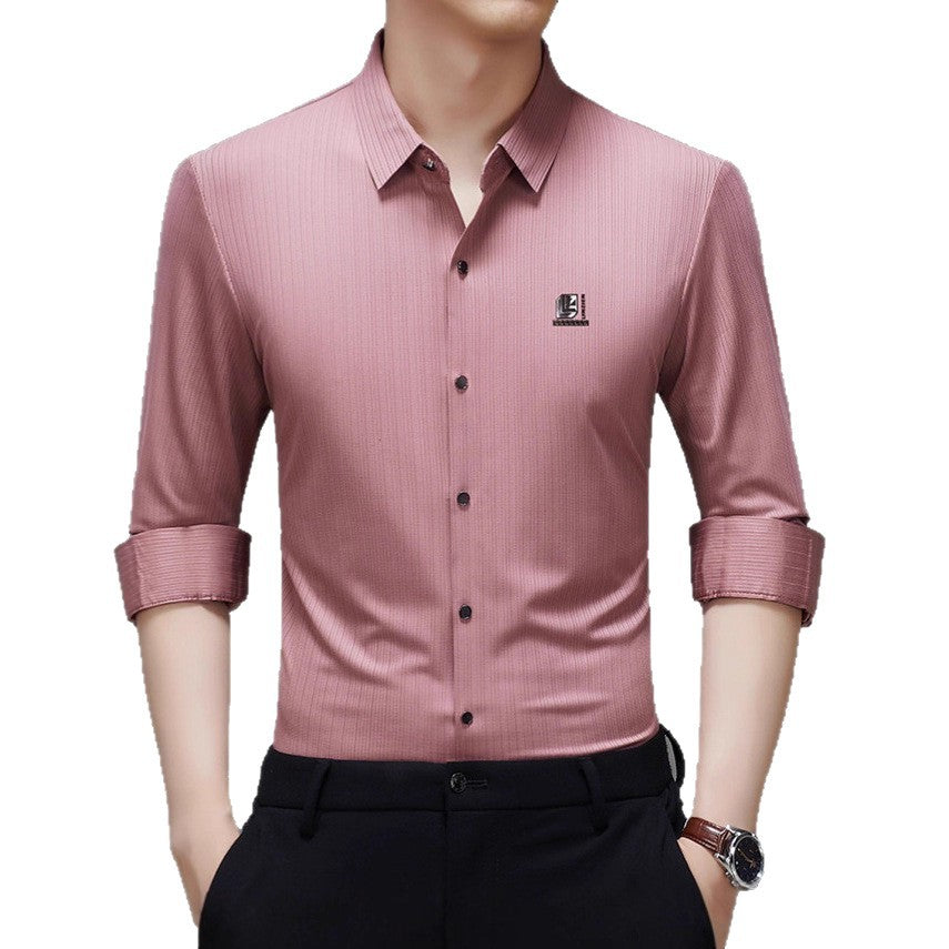 Chemise élégante pour hommes avec un design texturé et des accents modernes Chic und Stil