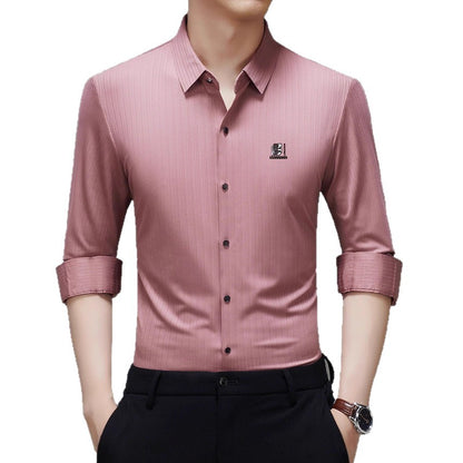 Chemise élégante pour hommes avec un design texturé et des accents modernes Chic und Stil