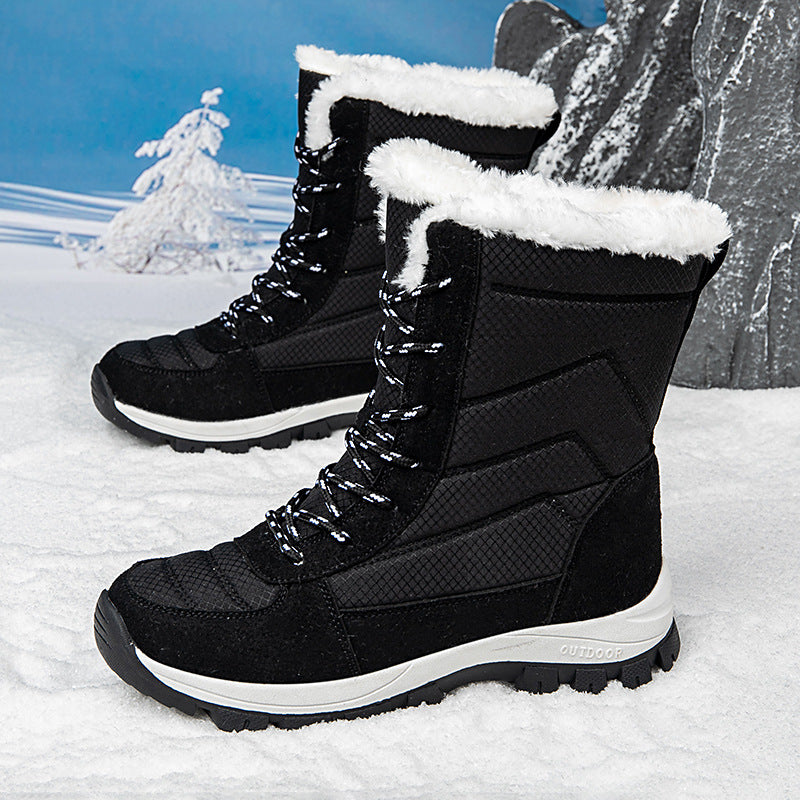 Bottes d'hiver multifonctionnelles pour femmes avec doublure isolante et semelle antidérapante Chic und Stil