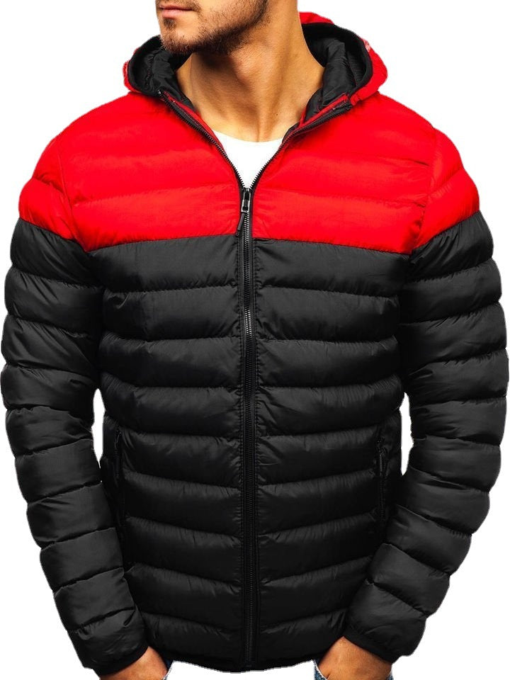 Veste fonctionnelle pour hommes avec capuche et design matelassé Chic und Stil