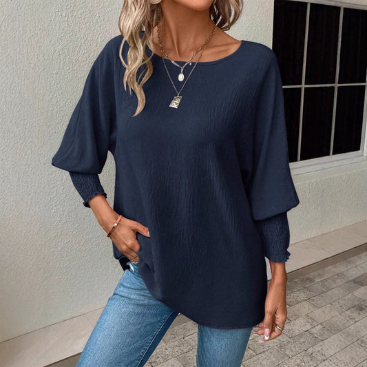 Chemisier oversize pour femmes avec coupe décontractée et manches élastiques Chic und Stil