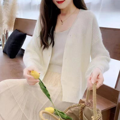 Femmes Pull-over confortable avec des manches larges et un design côtelé discret Chic und Stil