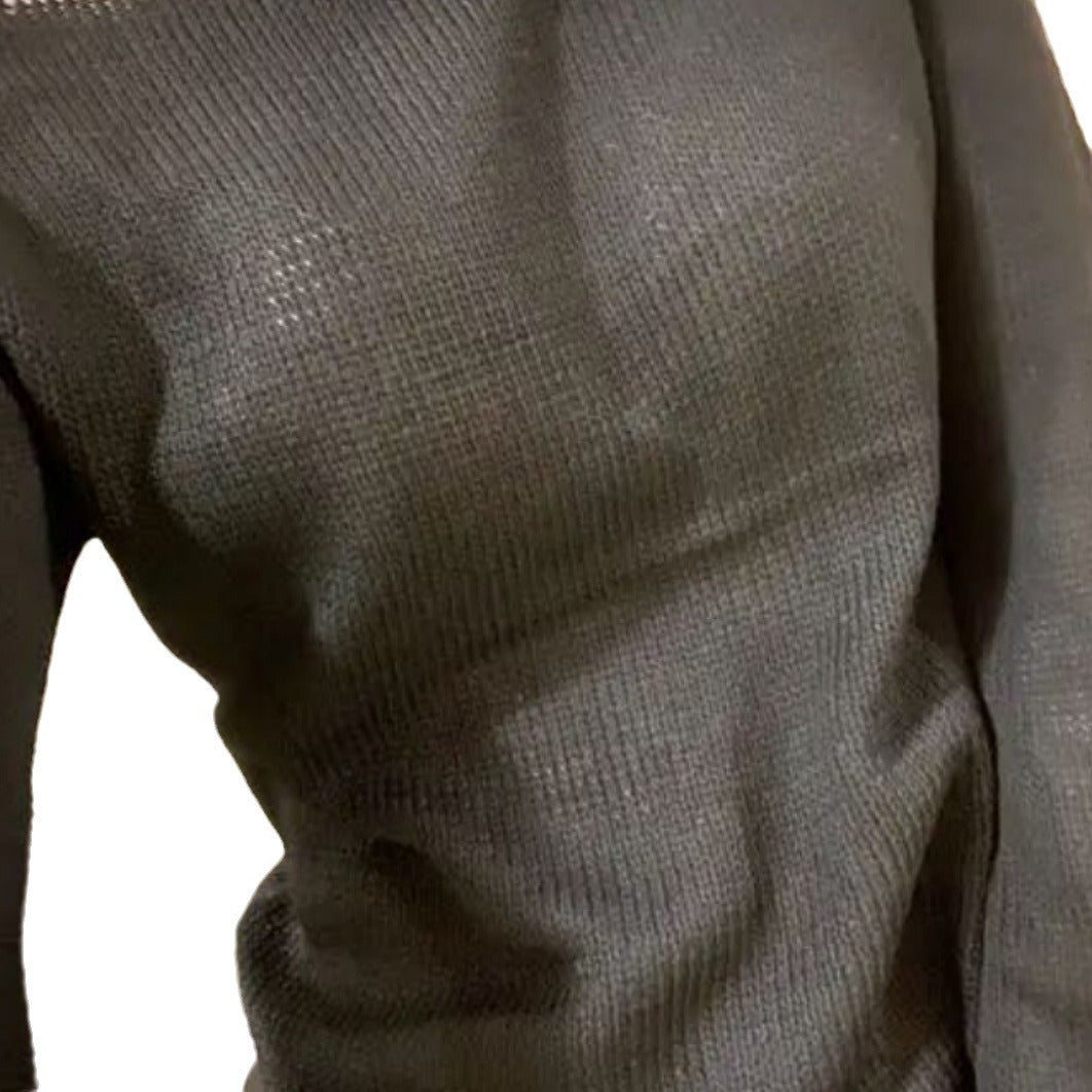 Dames pull en fine maille élégant avec coupe décontractée et col rond Chic und Stil