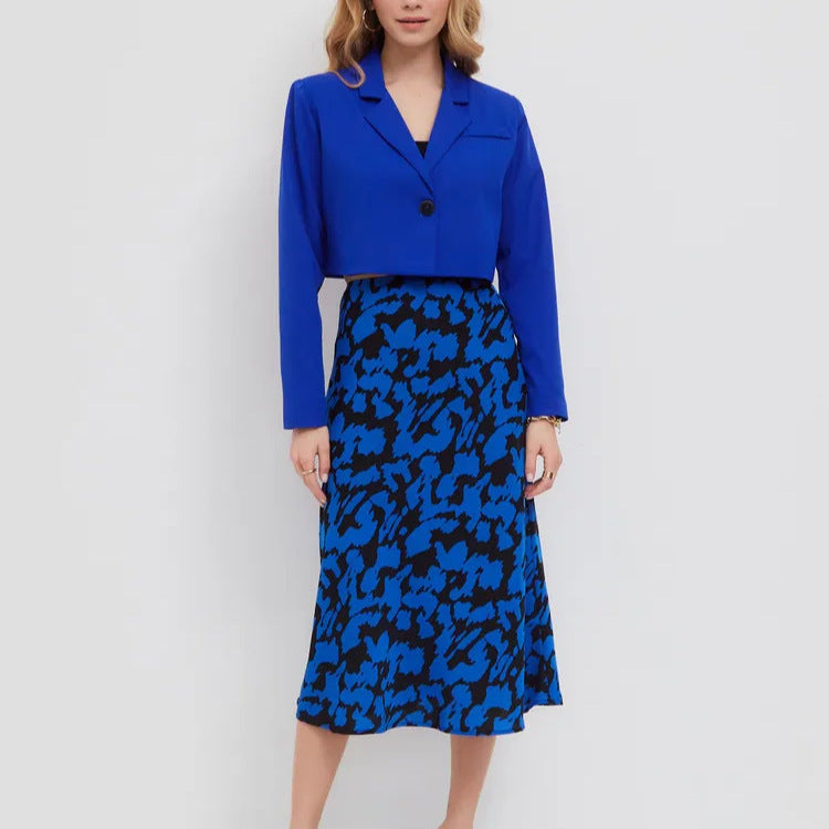 Dames Blazer élégant avec jupe assortie Chic und Stil