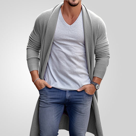 Cardigan en tricot décontracté pour hommes à coupe ouverte Chic und Stil