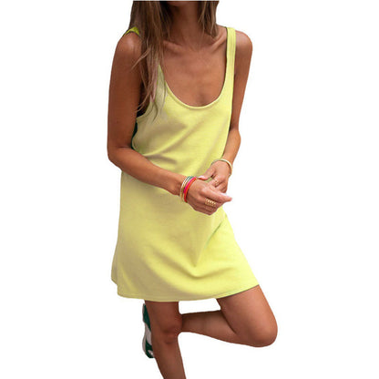 Robe d'été décontractée pour femmes avec décolleté plongeant et tissu léger Chic und Stil