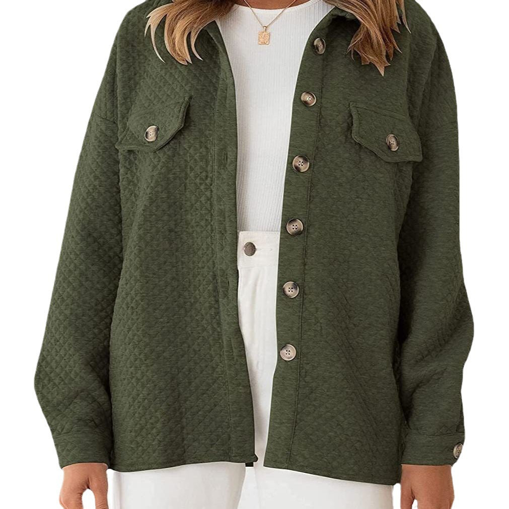 Dames grande taille veste matelassée avec poches et col classique Chic und Stil