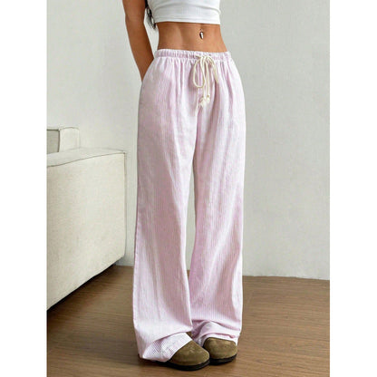 Wide-leg corduroy pants for women with practical side pockets Chic and Style