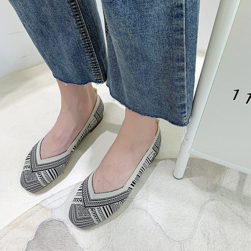 Ballerines en textile confortables pour femmes avec une coupe aérienne et une semelle intérieure ergonomique Chic und Stil