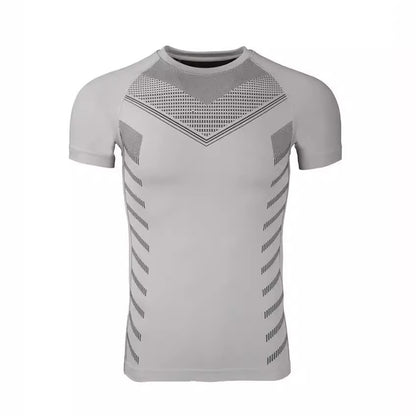 T-shirt de compression sportif pour hommes avec technologies respirantes Chic und Stil