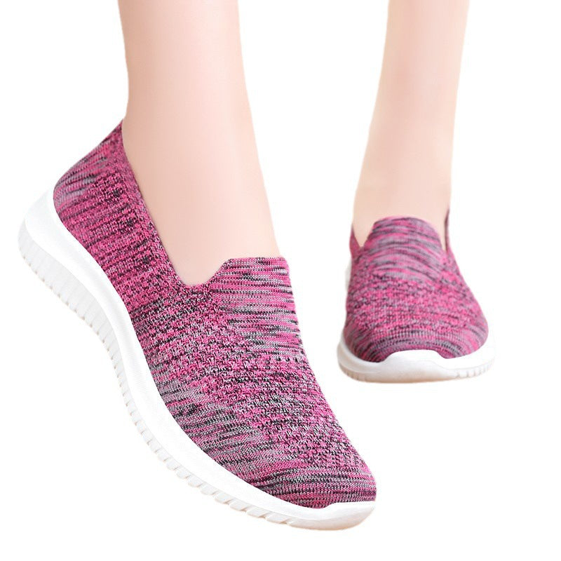Baskets de sport slip-on pour femmes avec dessus en matériau respirant et semelle antidérapante Chic und Stil