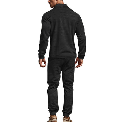 Costume de loisirs pour hommes en deux pièces avec design structuré Chic und Stil