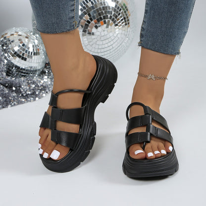 Sandales à brides confortables pour dames avec profil tendance et semelle antidérapante Chic und Stil