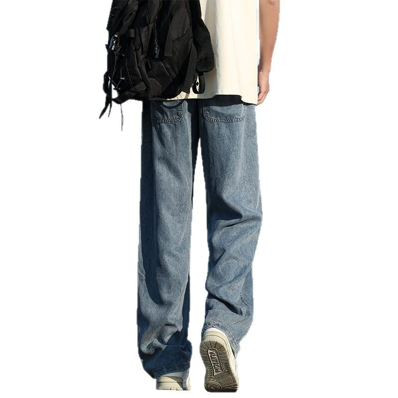 Casual and comfortable denim pants for men with adjustable waist Chic and Style