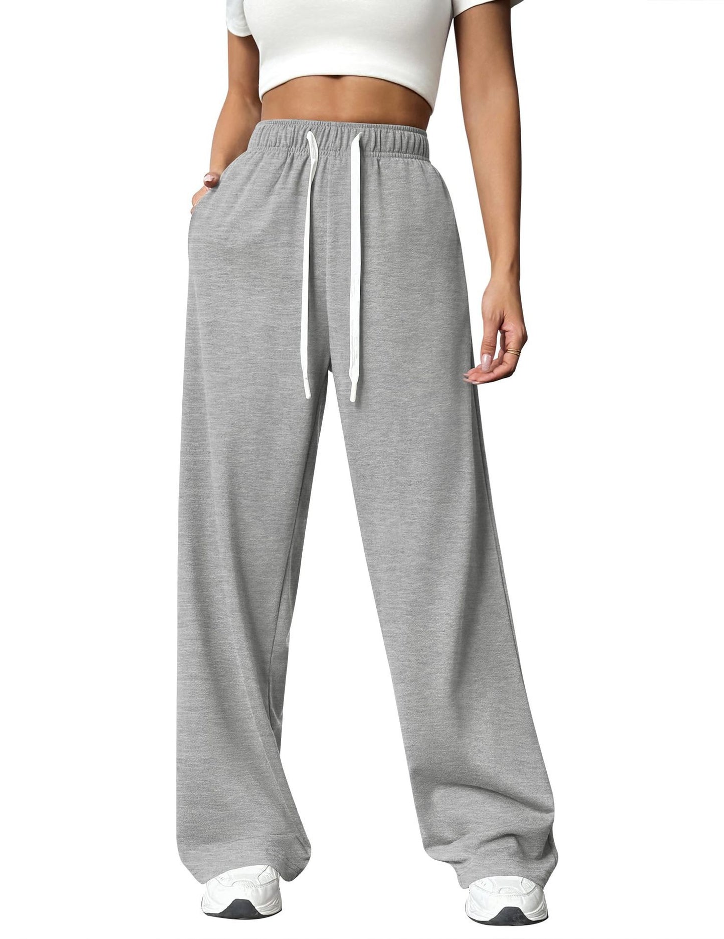 Chic und Stil wide sports pants for women