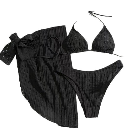 Women's bikini set with decorative skirt and refined straps Chic and Style