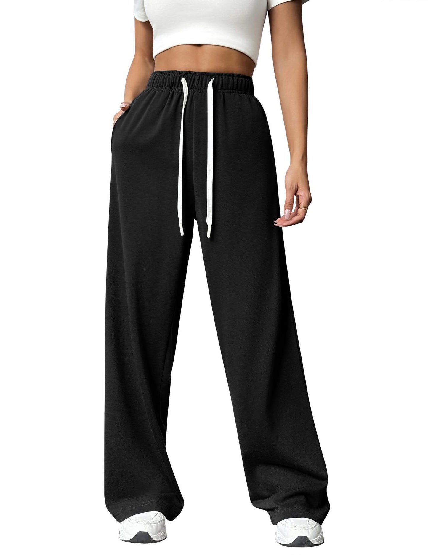 Chic und Stil wide sports pants for women