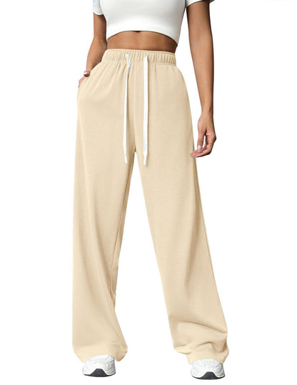 Wide lounge pants for women with adjustable drawstring Chic and Style