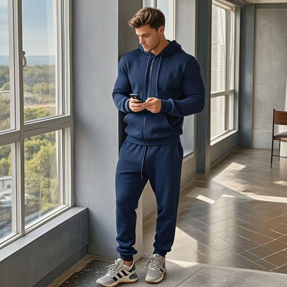 Survêtement de sport pour hommes avec poches zippées fonctionnelles Chic und Stil