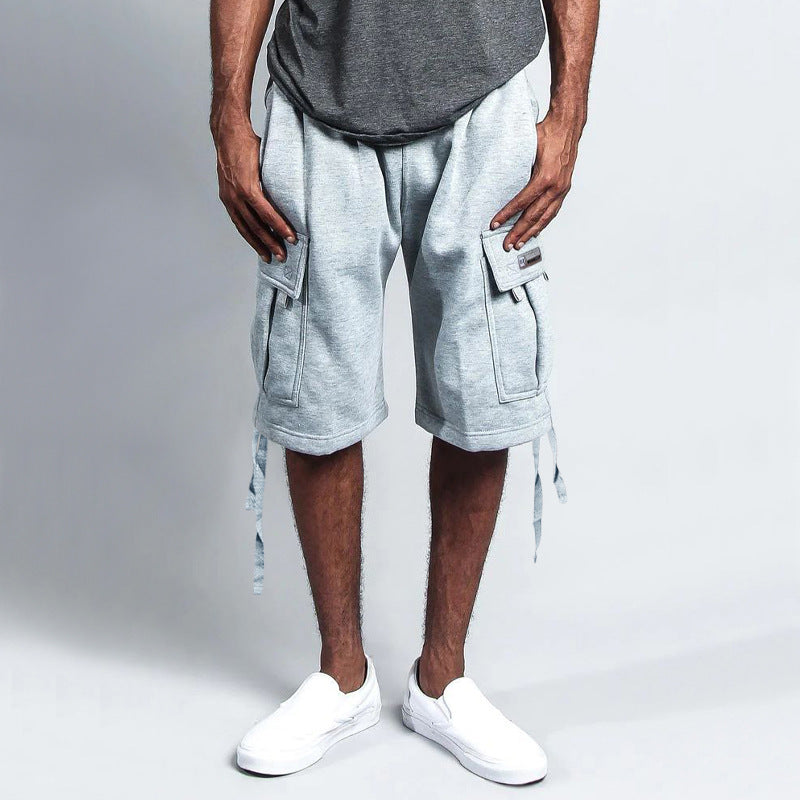 Shorts cargo pour hommes avec plusieurs poches pratiques et une taille élastique Chic und Stil