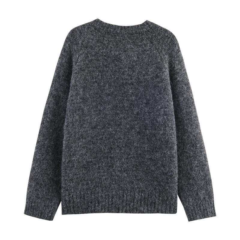 Pullover for women with colorful mushroom patterns and comfortable button details Chic and Style