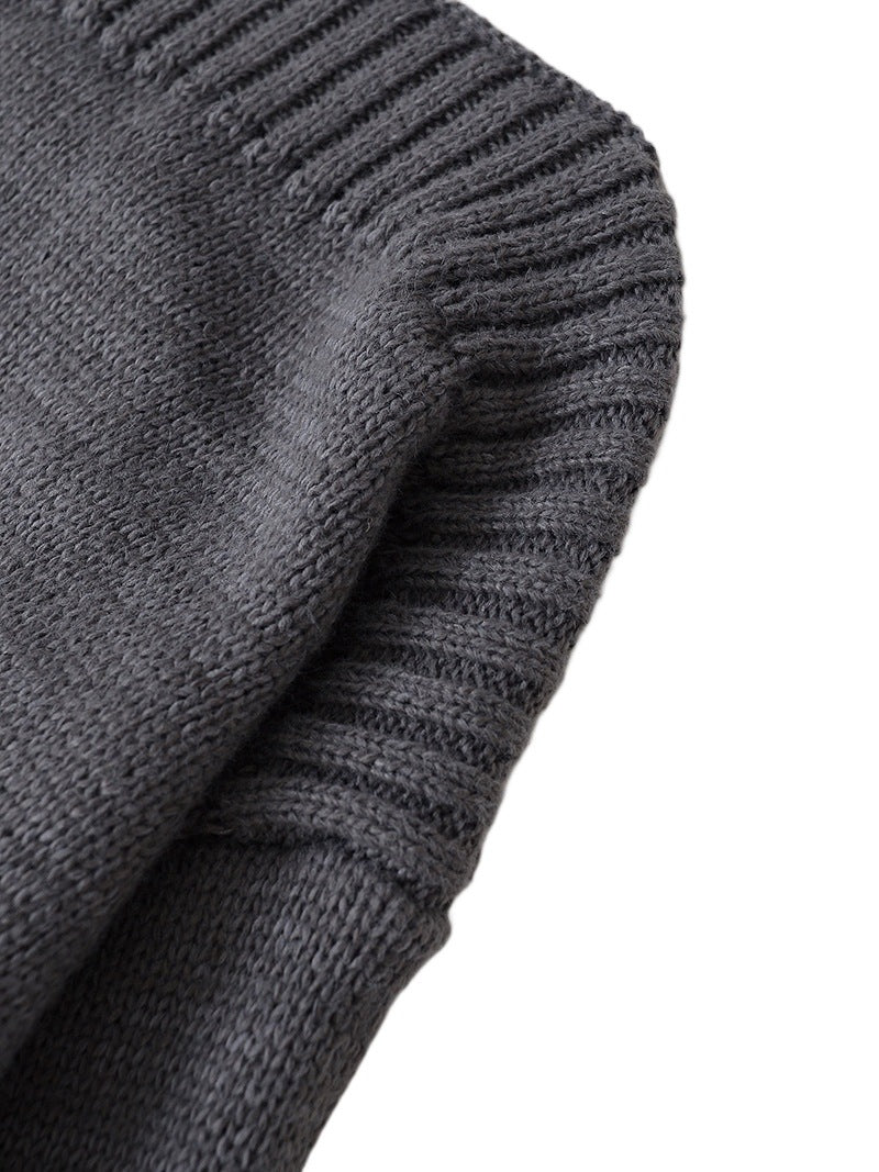 Pull overize décontracté pour femmes en matériau tricot doux Chic und Stil